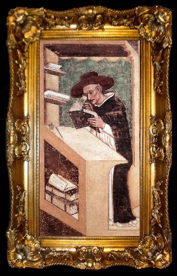 framed  TOMMASO DA MODENA Cardinal Nicholas of Rouen sg, ta009-2